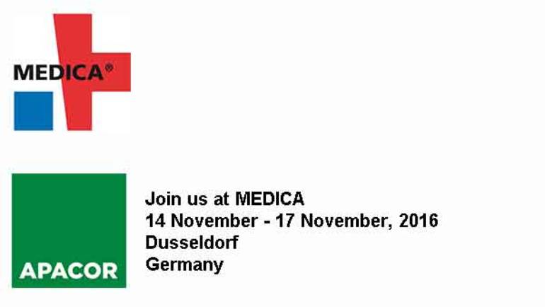 Meet Apacor at Medica Dusseldorf November 2016